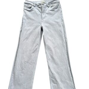 Toad & Co Balsam Seeded Cutoff pant/jean blue organic cotton womens 6
